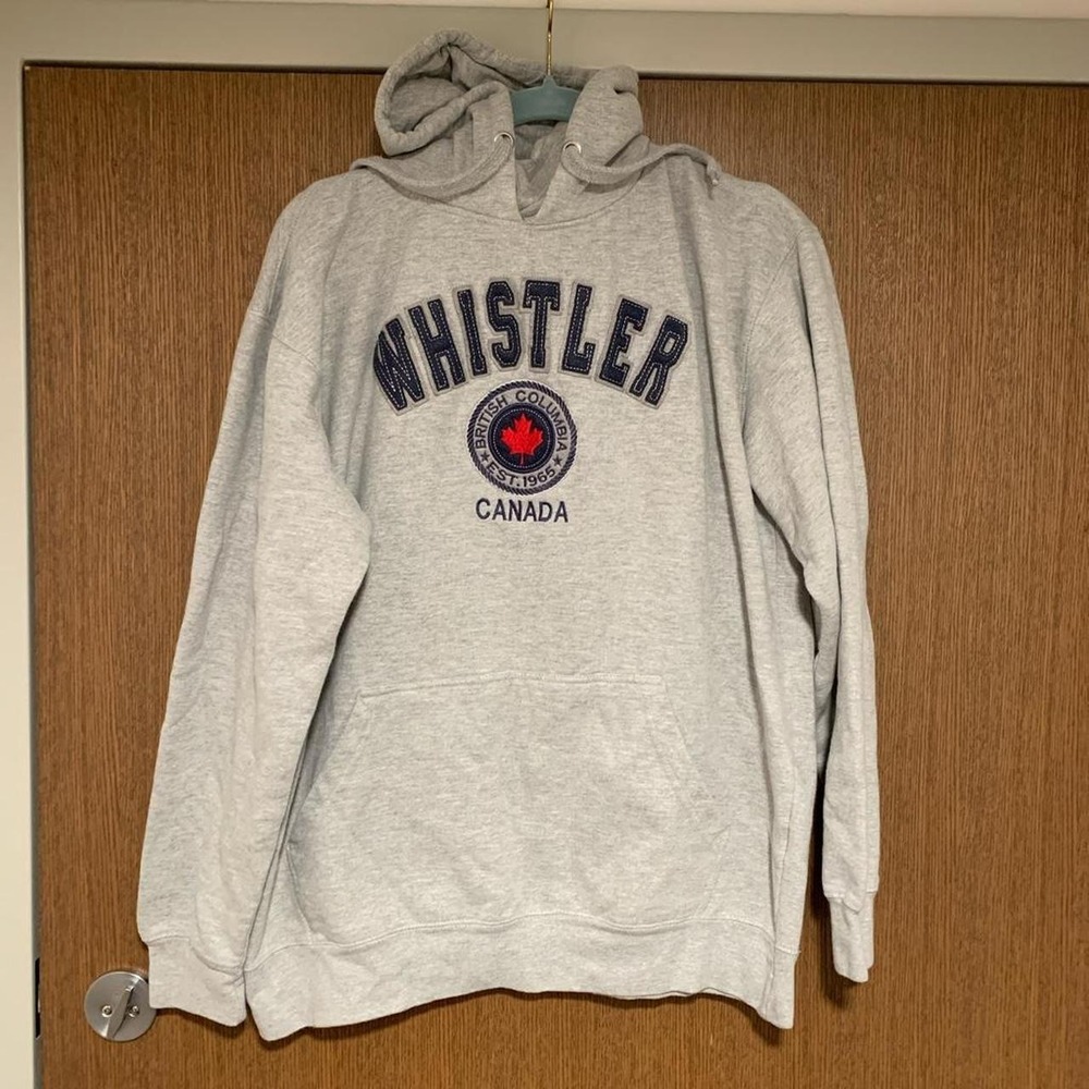 WOMENS Grey Whistler Canada hoodie BC Canada size XL